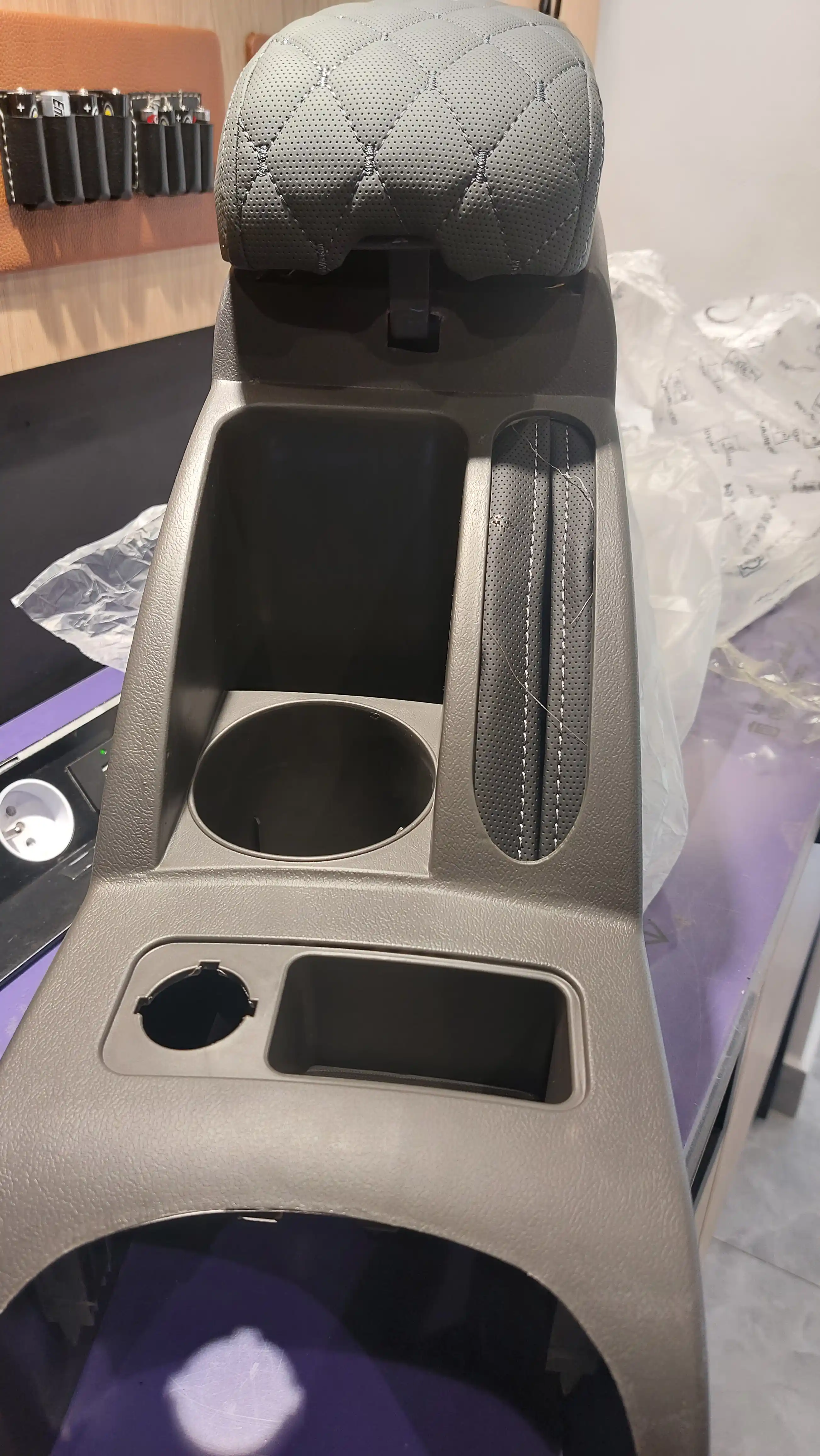 Подлокотник бар для Cobalt, Nexia, Damas, Lacetti,G entra, Onix, Spark, Matiz, эко кожа