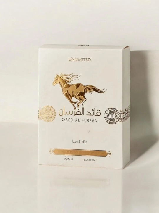Parfyumlangan suv Qaed Al Fursan Lattafa, 100 ml, 50 ml, 10 ml, 5 ml