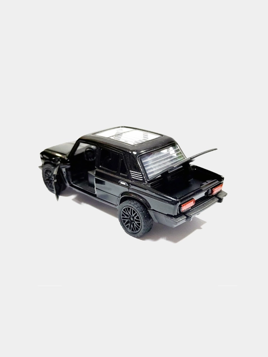 Машинка игрушка, Жигули Ваз 2106, тюнинг металлическая масштабная модель 1:32