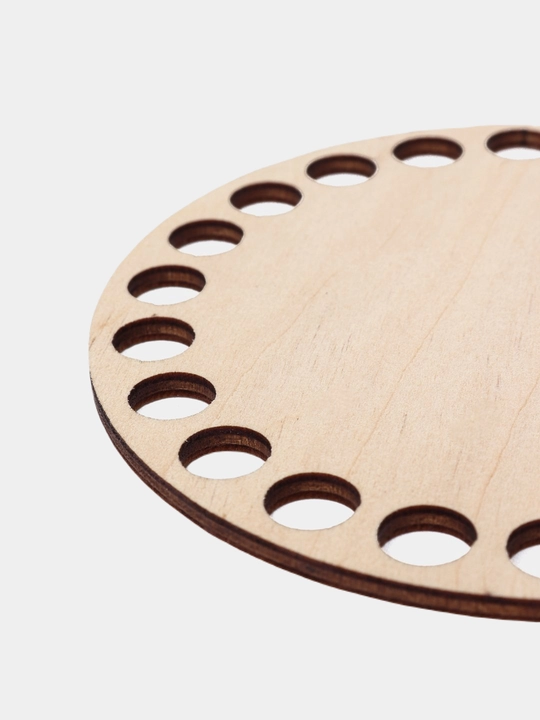 Круглое донышко для вязания корзин 15 см, набор 10 шт, все для рукоделия