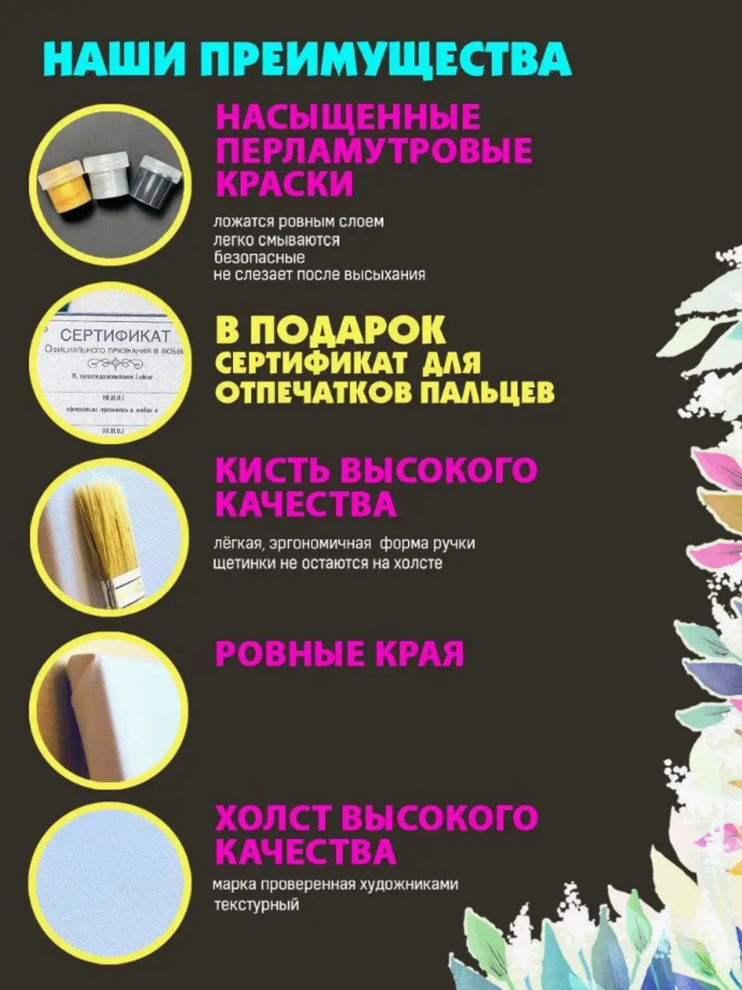 Набор "Печать счастья" для создания отпечатков рук "Руки влюбленных ...