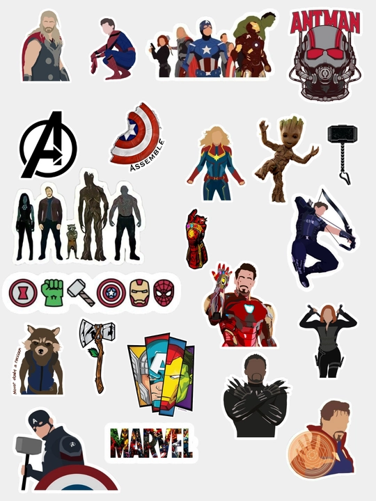 Marvel стикеры