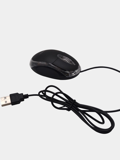 Компактная проводная мышь DELL SJ-101 для ПК, с подсветкой мышка