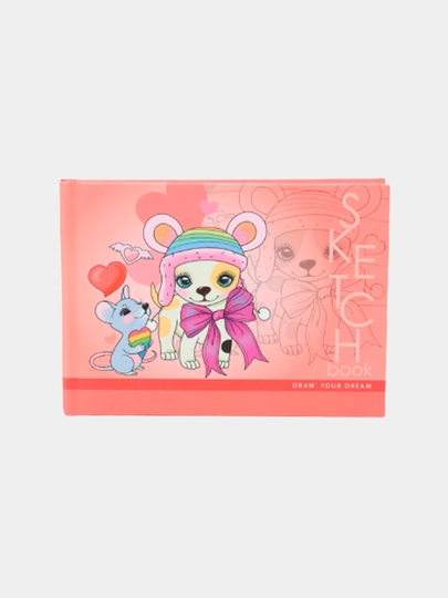 Скетчбук Fresh 8434 21601, матовая ламинация, 7БЦ, 148 * 105 мм, А6, 48 листов