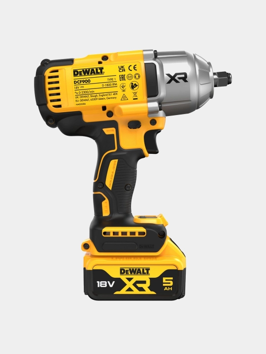 Аккумуляторный ударный гайковерт бесщеточный DeWALT DCF900P2T-QW