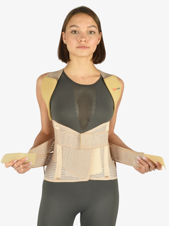 Korset ortopedik gavda va bel uchun, universal S-2XL inanmedical K - 808