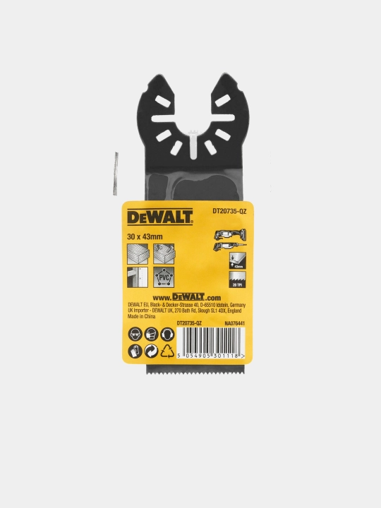 Насадка для многофункционального инструмента DeWALT 43х30мм DT20735-QZ