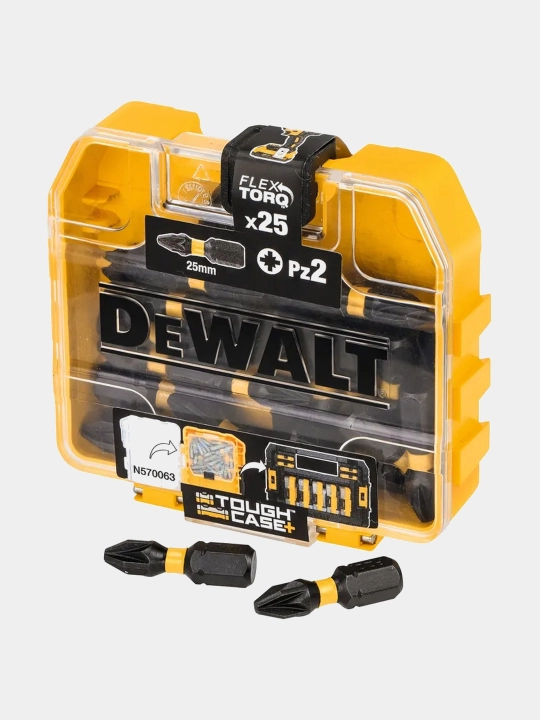 Набор бит DeWALT PZ2 25 мм 25 шт DT70556T-QZ