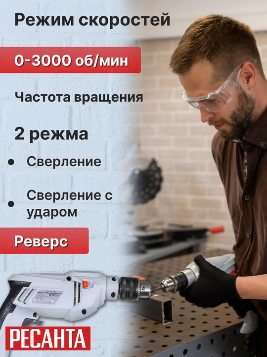 Zarbali drel ДУ-13/580 Ресанта art. 75/8/1