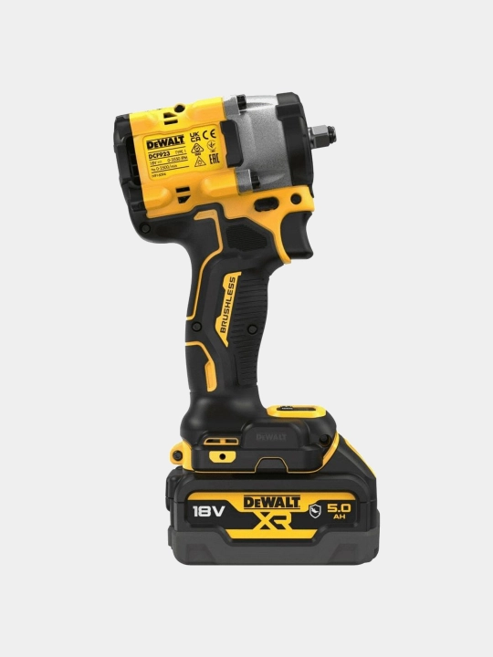 Cho'tkasiz simsiz zarba kaliti DeWALT 18V XR BLDC DCF923P2G-QW