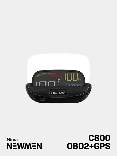 Bort kompyuteri WiiYii NEWMEN HUD OBD2 GPS, tezlik o'lchagich, harorat sensori - 