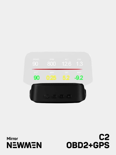 Bort kompyuteri WiiYii NEWMEN HUD OBD2 GPS, tezlik o'lchagich, harorat sensori - 