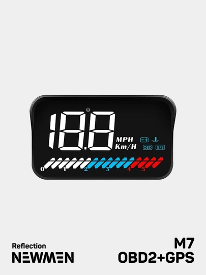 Bort kompyuteri WiiYii NEWMEN HUD OBD2 GPS, tezlik o'lchagich, harorat sensori - 