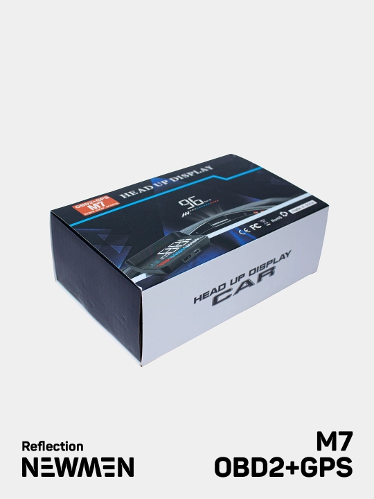 Bort kompyuteri WiiYii NEWMEN HUD OBD2 GPS, tezlik o'lchagich, harorat sensori