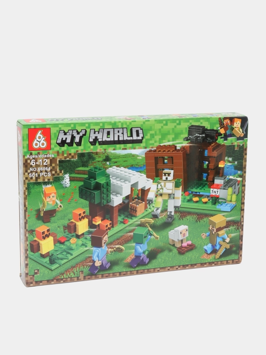 Детский конструктор My world Майнкрафт совместимый с лего