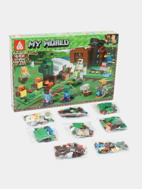 Детский конструктор My world Майнкрафт совместимый с лего