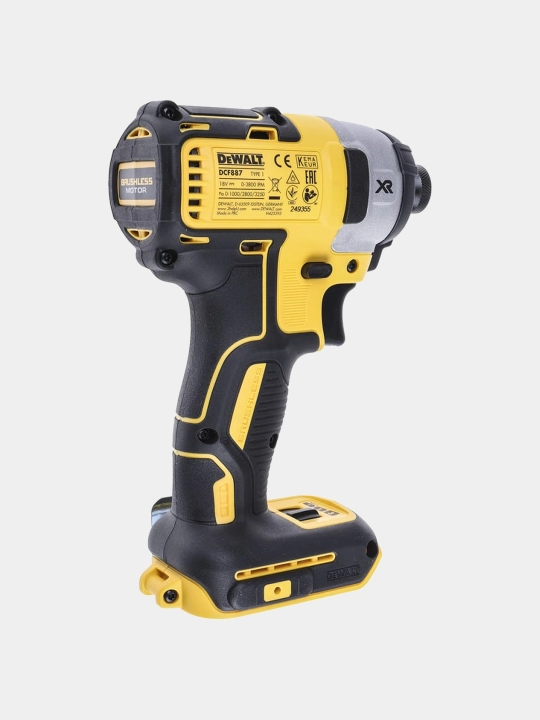 Аккумуляторный импульсный шуруповерт бесщеточный DeWALT 18V XR BLDC DCF887N-XJ