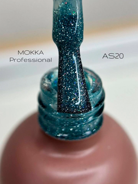 GALAXY MOKKA tirnoqlar uchun yorug‘lik qaytaruvchi gel-lak, 8 ml
