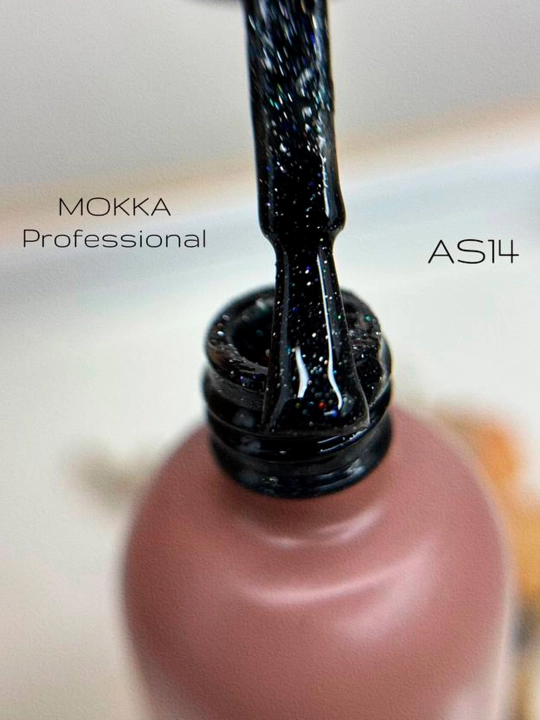 GALAXY MOKKA tirnoqlar uchun yorug‘lik qaytaruvchi gel-lak, 8 ml