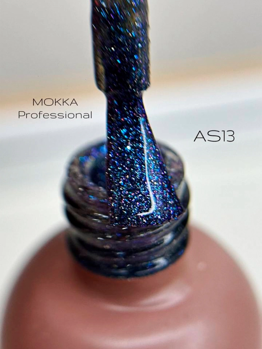 GALAXY MOKKA tirnoqlar uchun yorug‘lik qaytaruvchi gel-lak, 8 ml