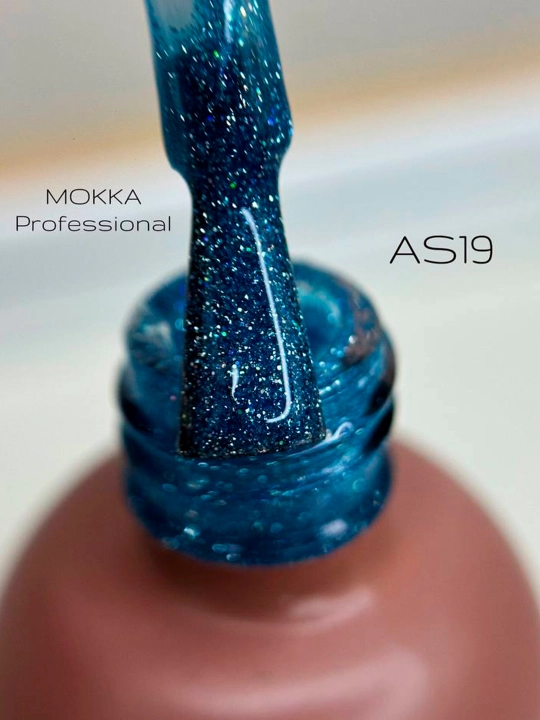 GALAXY MOKKA tirnoqlar uchun yorug‘lik qaytaruvchi gel-lak, 8 ml