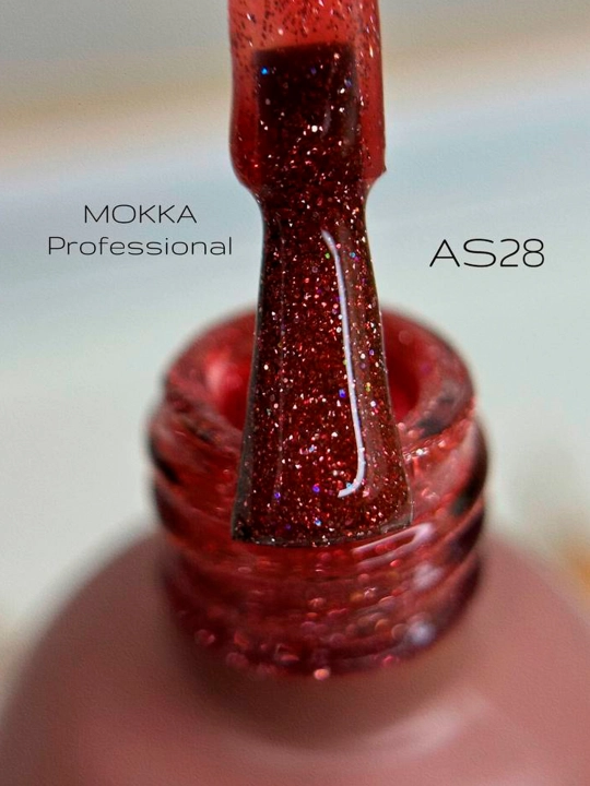 GALAXY MOKKA tirnoqlar uchun yorug‘lik qaytaruvchi gel-lak, 8 ml