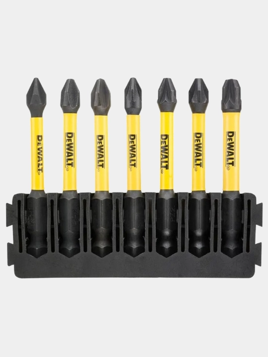 Набор бит DeWalt FLEXTORQ PH/PZ, 57 мм, 7 шт, DT70819-QZ - 