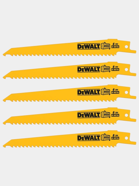 Pistonli arra pichoqlari to'plami DeWALT, 4.2 * 152 mm, 5 dona, DT2359-QZ - 