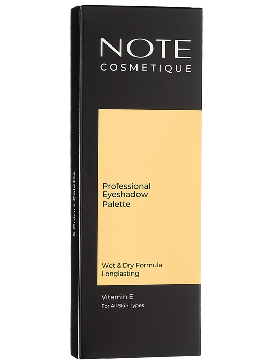 NOTE Professional Eyeshadow 102 va 106, 5 rangli ko‘z tenlari paletkasi
