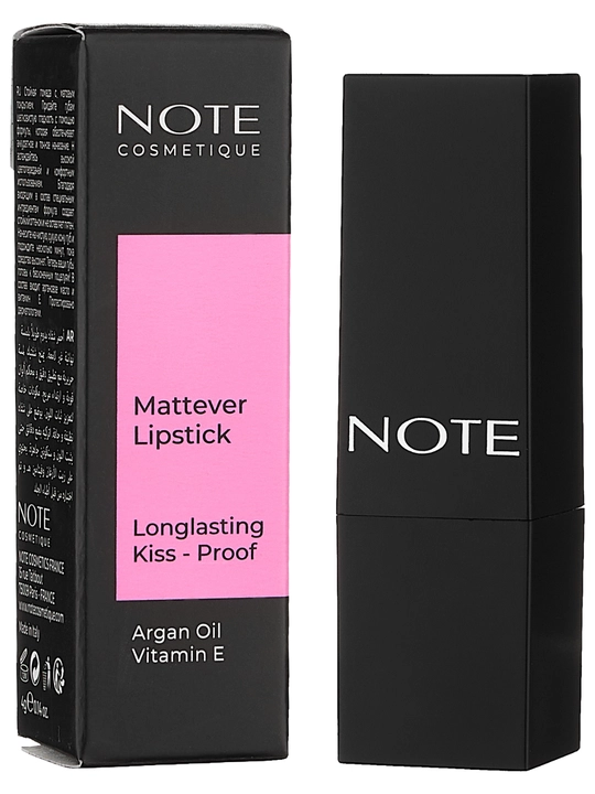 Губная помада Note Mattever Lipstick 4 г оттенки 03, 05, 06, 07, 08, 13 и 14 матовая