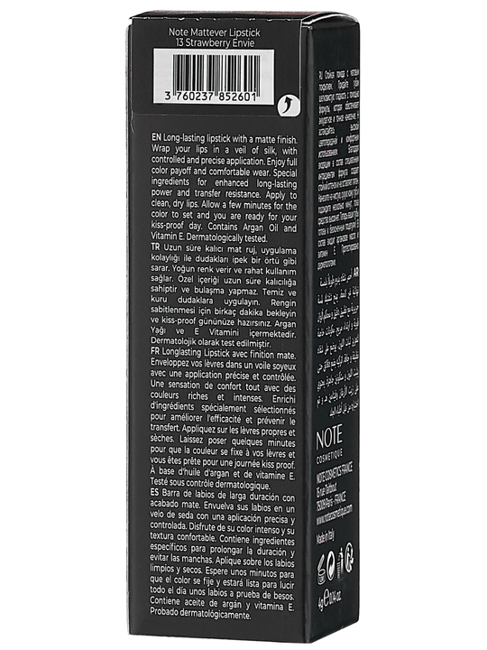 Губная помада Note Mattever Lipstick 4 г оттенки 03, 05, 06, 07, 08, 13 и 14 матовая