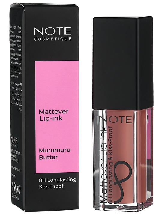 Lab bo‘yog‘i - Note Mattever Lip-Ink 01, 02, 03, 04, 05, 06, 07, 08, 4.5 ml