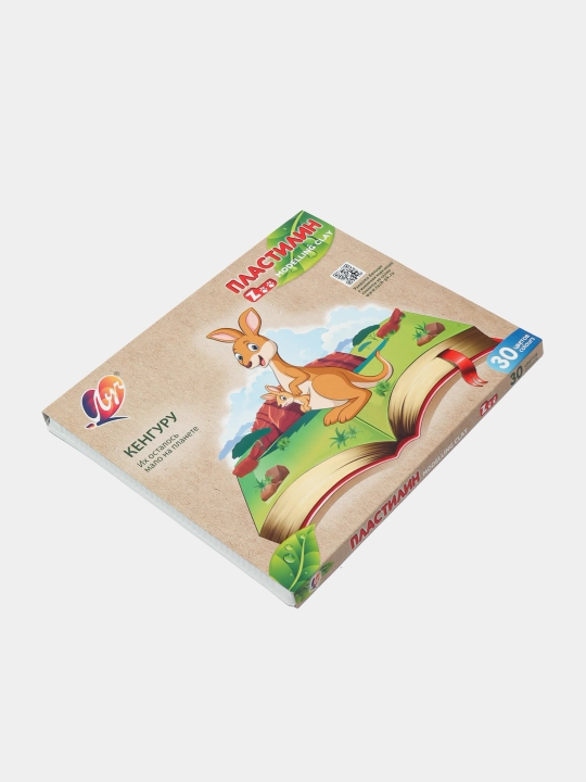 Plastilin "ZOO", 30 ranglar