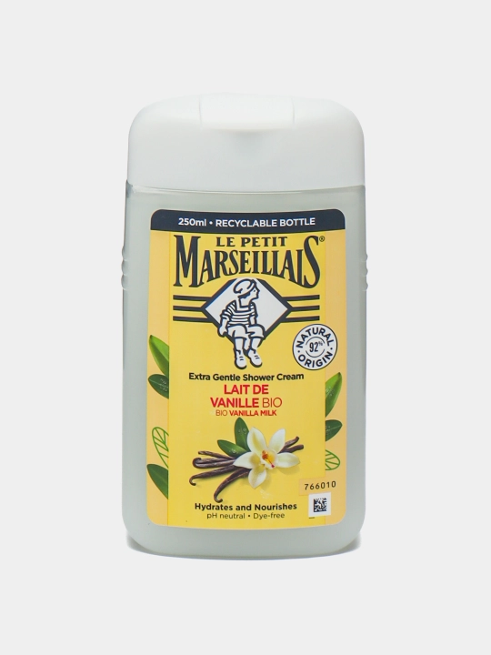 Dush uchun gel  Le Petit Marseillais, vanil, 250 ml