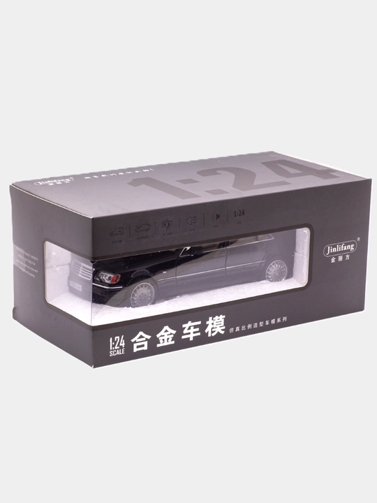 O'yinchoq metall mashinasi Mercedes-Benz AMG 6.3, Nissan Skyline GTR "Jinlifang" 1:24