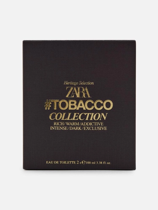 Туалетная вода для мужчин Zara Tobacco intense Dark Exclusive 100 мл + Rich Warm Addictive 100 мл