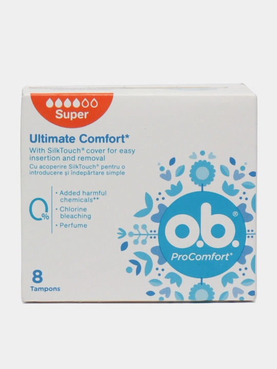 Tamponlar  O.B. ProComfort Super, 8 dona
