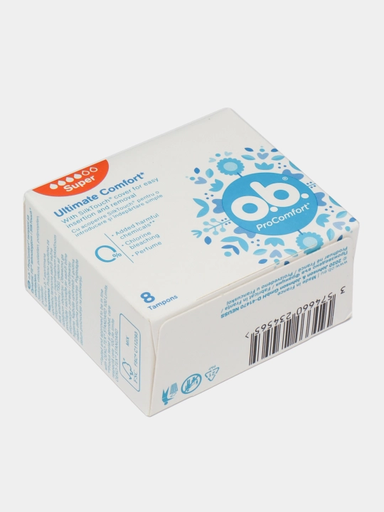 Tamponlar  O.B. ProComfort Super, 8 dona