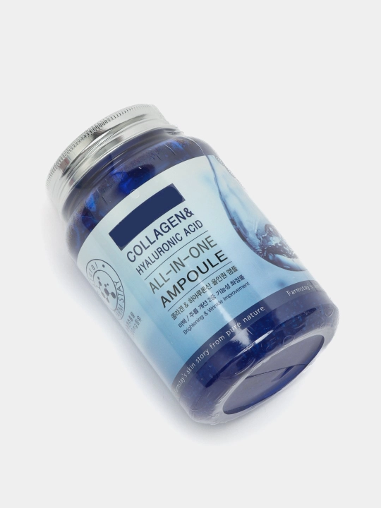 Ампульная сыворотка с коллагеном Collagen Hyaluronic Acid, 250 мл