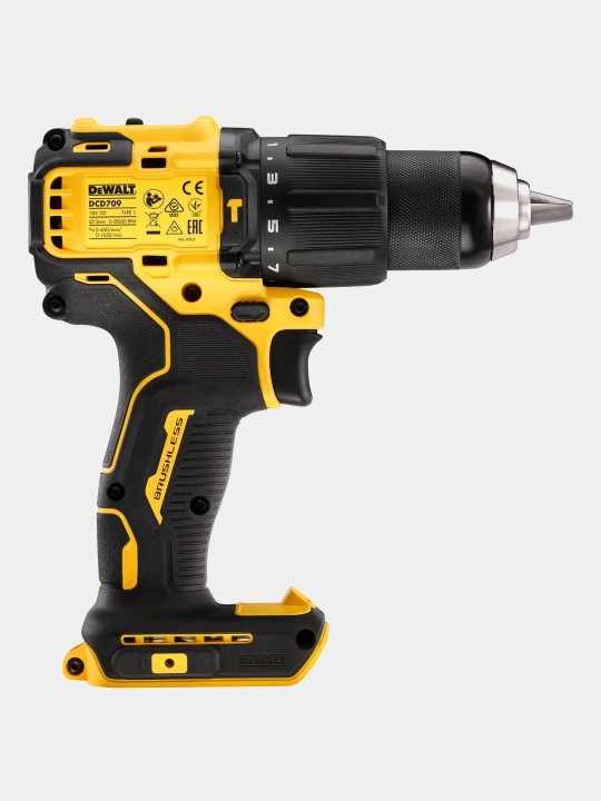 Simsiz cho'tkasiz zarbali matkap-haydovchi DeWALT 18V XR BLDC DCD709M2T-QW