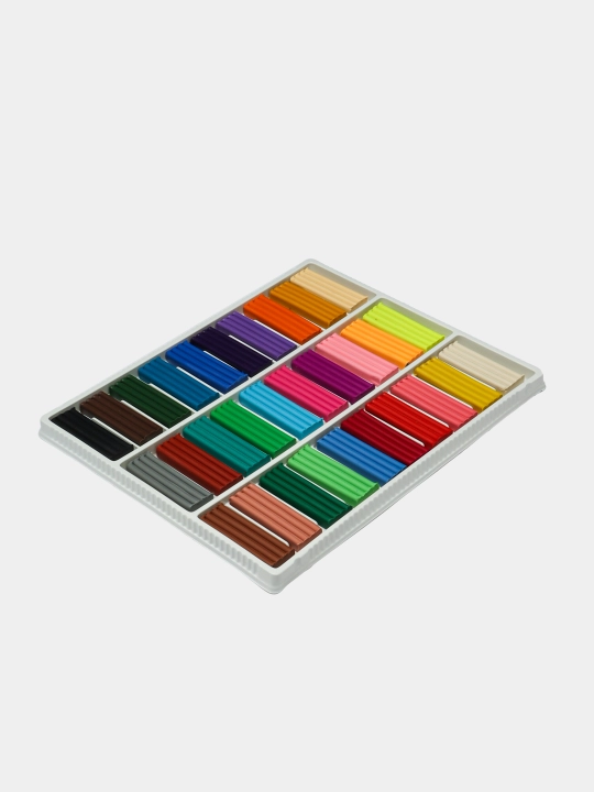 Plastilin "ZOO", 30 ranglar