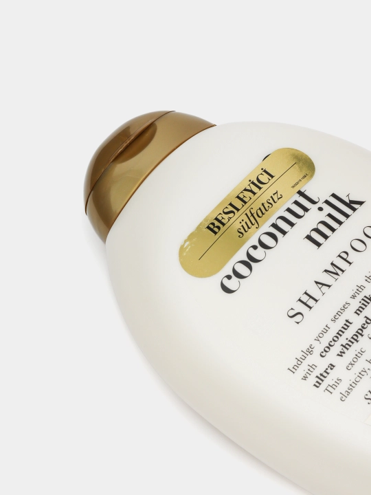 Oziqlantiruvchi shampun Ogx, kokos suti bilan, 385 ml