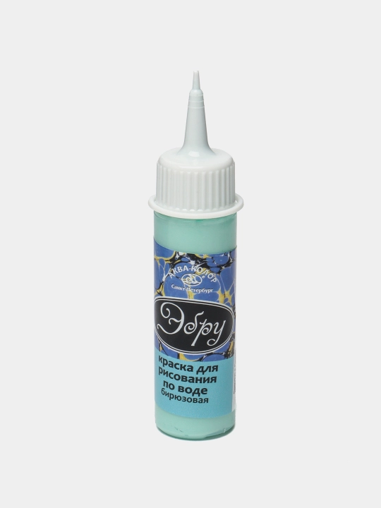 Bo'yoq Akva-kolor Эбру К6312, firuza rang, 18 ml