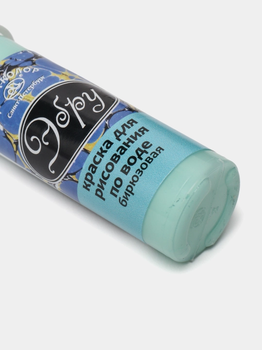 Bo'yoq Akva-kolor Эбру К6312, firuza rang, 18 ml