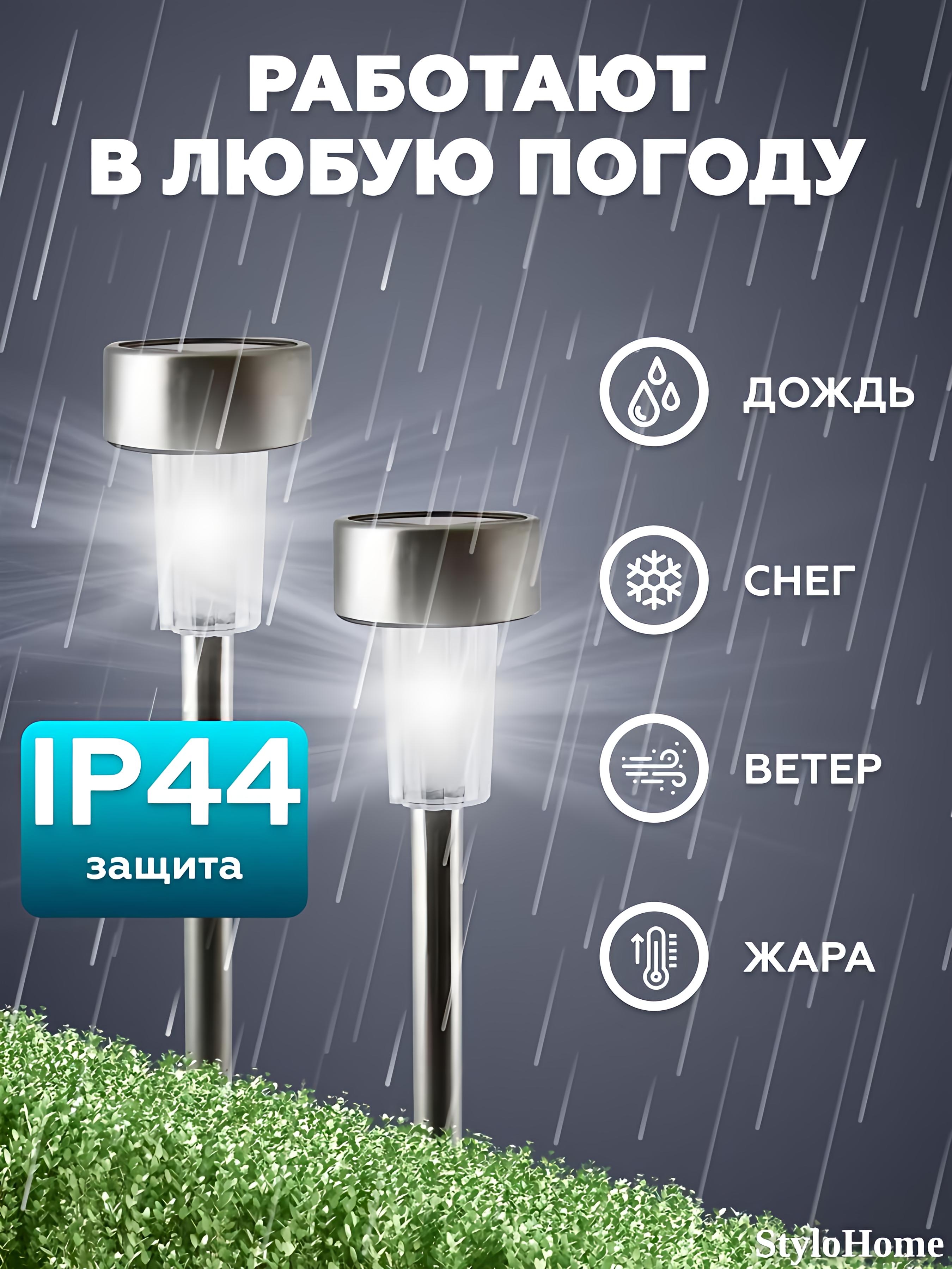 Bog' uchun quyosh energiyasi bilan ishlaydigan tashqi chiroq, 6 va 12 dona to'plam