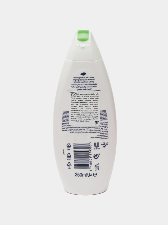 Гель для душа DOVE BW GLOWING LOTUS DUNE, 250 мл