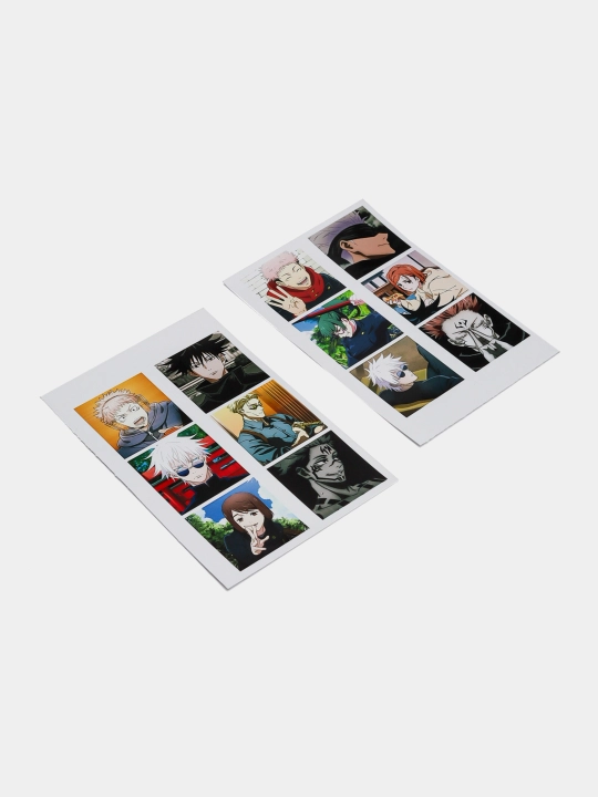 Наклейки Bleach, Jujutsu Kaisen, Naruto, Demon Slayer anime, 12 шт