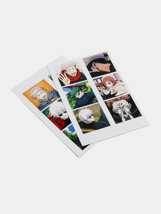 Наклейки Bleach, Jujutsu Kaisen, Naruto, Demon Slayer anime, 12 шт