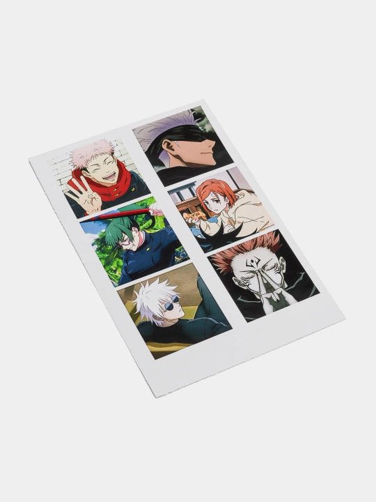 Наклейки Bleach, Jujutsu Kaisen, Naruto, Demon Slayer anime, 12 шт