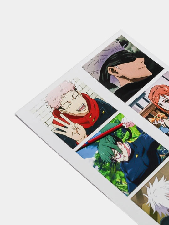 Наклейки Bleach, Jujutsu Kaisen, Naruto, Demon Slayer anime, 12 шт